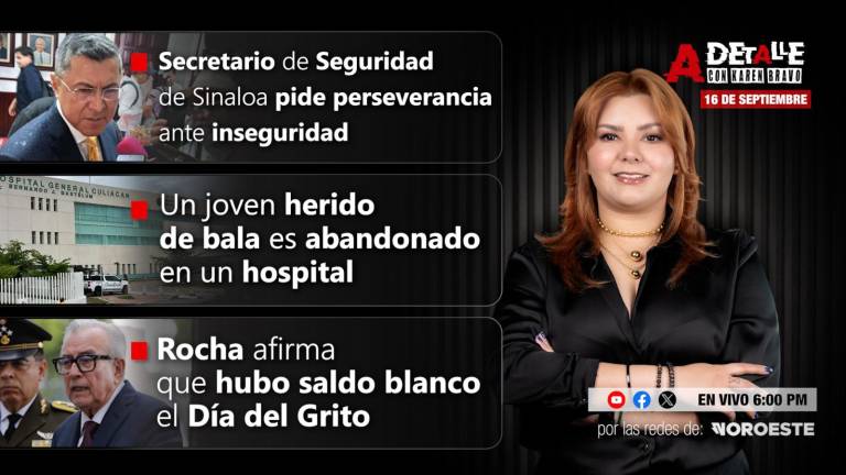 Ponte al día con las noticias que importan en Sinaloa.