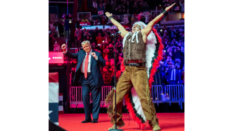 Imagen publicada en X por el hijo del Presidente Donald Trump con la siguiente descripción: “Esta es la onda americana a partir de mañana... y estoy aquí para ello.