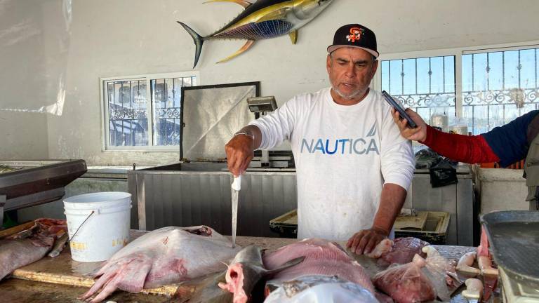 Los vendedores de pescado tomaron un respiro durante los días de Carnaval.