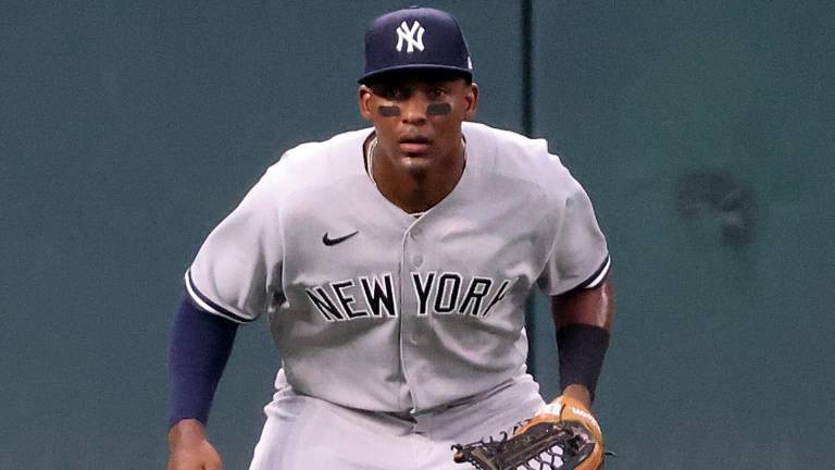 Miguel Andujar ya se integró al equipo grande de los Yanquis de Nueva York.