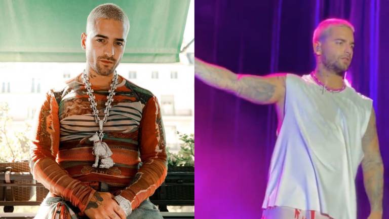 Maluma se molesta con fans y los corre de su concierto en España.
