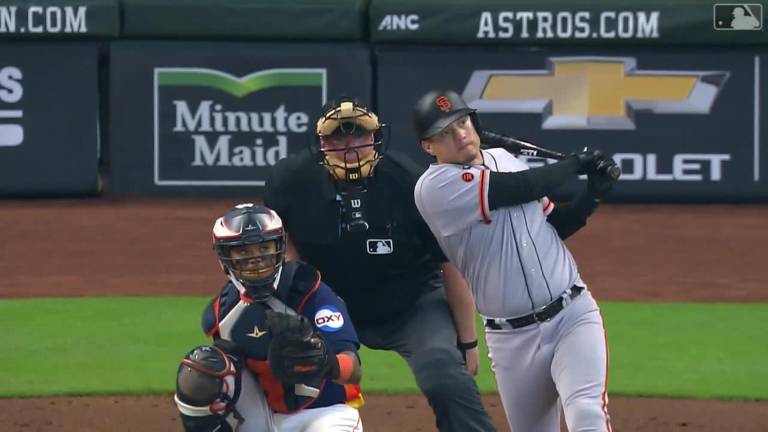 Jonrón solitario de Wilmer Flores.