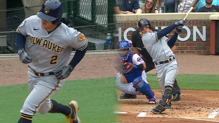 Luis Urías ha despertado con el bat.