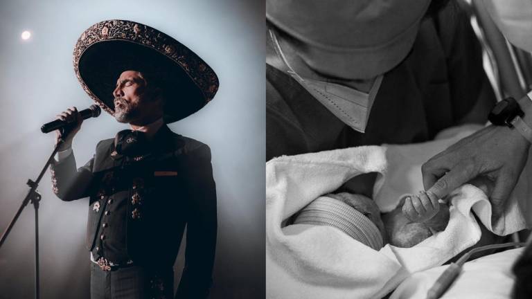 Alejandro Fernández da la bienvenida a Mía, su segunda nieta.