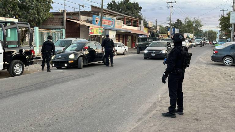 El operativo es encabezado por elementos de la Secretaría de Seguridad Pública y Protección Ciudadana federal, junto con Ejército Mexicano y Guardia Nacional.