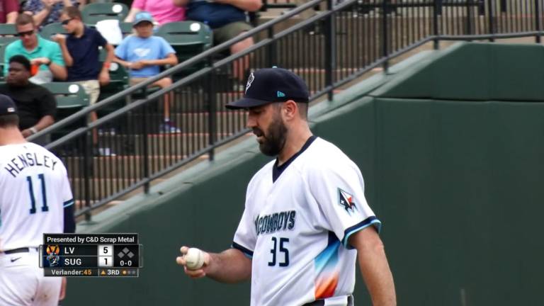 Justin Verlander trabaja 3.1 innings de rehabilitación.