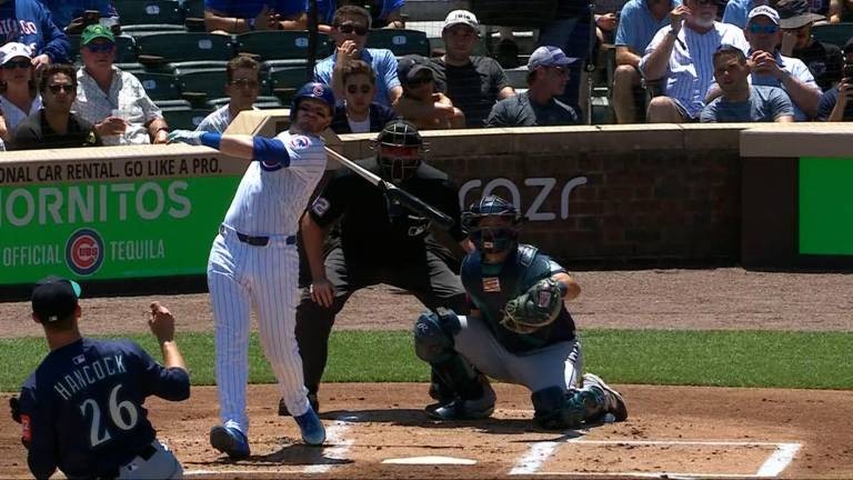 Ian Happ se fue para la calle en par de ocasiones por los Cachorros.