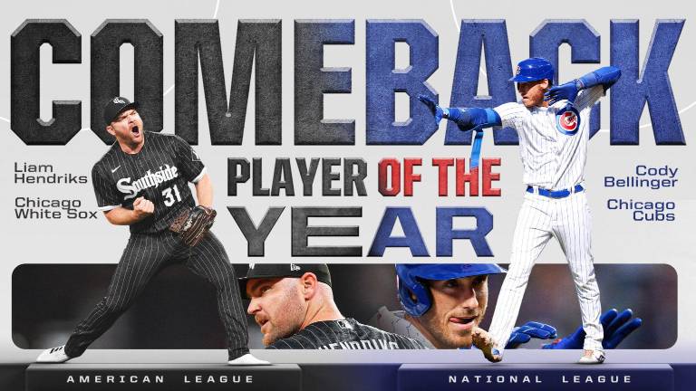 Liam Hendricks y Cody Bellinger son los Regresos del Año en las mayores.