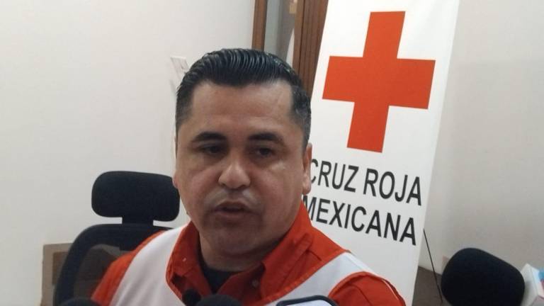 Abimelec Gómez Sánchez, coordinador de Socorros de Cruz Roja en Mazatlán.