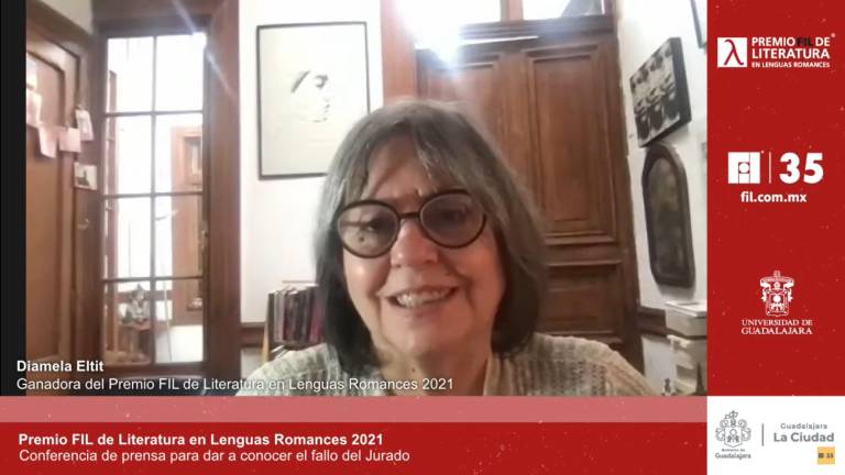 Diamela Eltit, ganadora del Premio FIL de Literatura en Lenguas Romances.