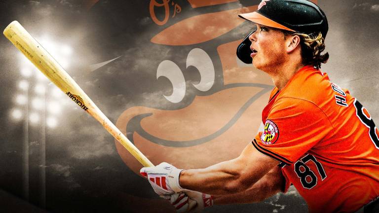 Jackson Holliday debutaría este miércoles con los Orioles de Baltimore.