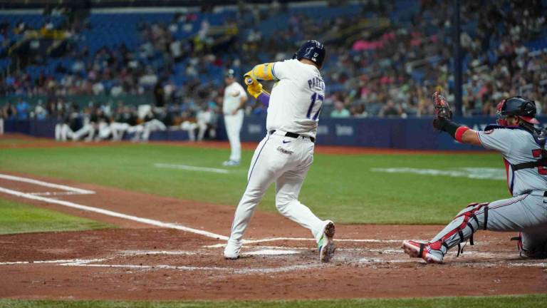 Isaac Paredes abrió la pizarra para los Rays con imparable.