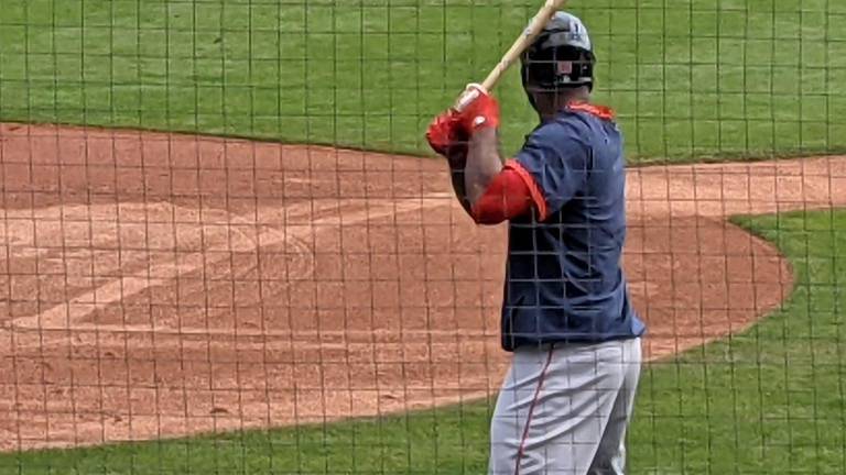 Franchy Cordero, jardinero de Medias Rojas de Boston.