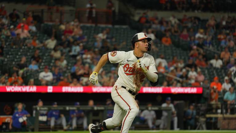 Ramón Urías llegó a la media docena de cuadrangulares con los Orioles de Baltimore.