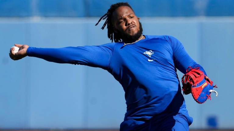 Vladimir Guerrero Jr. ha estado lidiando con lesiones en la presente pretemporada de las mayores.