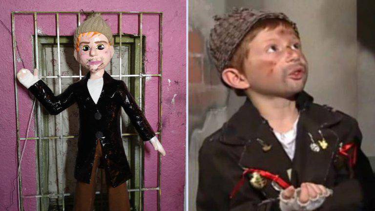 La famosa Piñatería Ramírez creó piñata de ‘Benito Rivers’ como tributo al actor Octavio Ocaña.