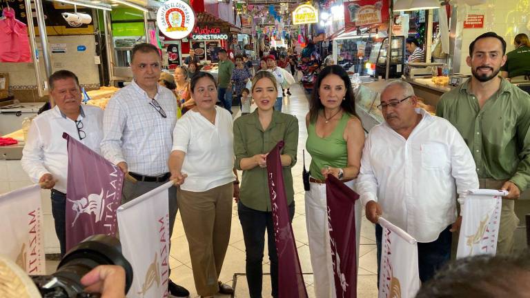 En el mercado Pino Suárez, en el Centro de Mazatlán, se puso en marcha los trabajos de rehabilitación de canaletas pluviales.