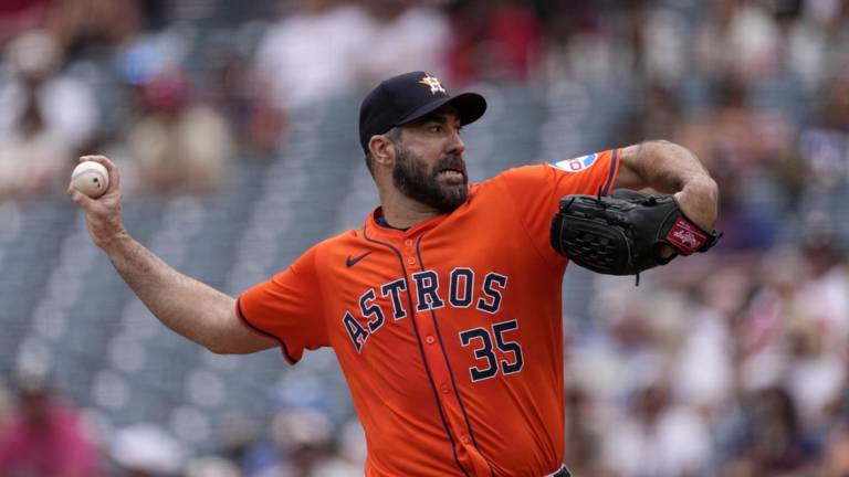 Justin Verlander no ha podido entrar en ritmo debido a molestias físicas.