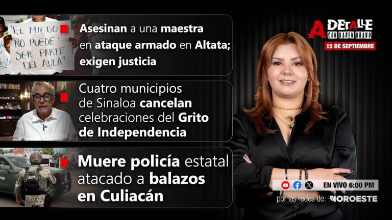 Ponte al día con las noticias que importan en Sinaloa.
