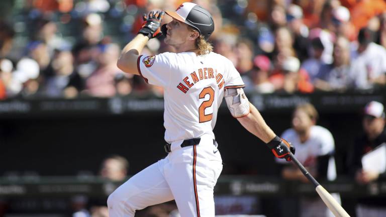 Gunnar Henderson ya cuenta con 34 jonrones en la temporada 2024.