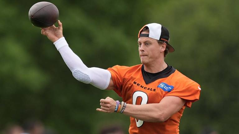 Joe Burrow se perdió la parte final de la pasada temporada con los Bengals.