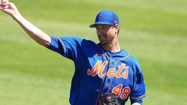 Jacob deGrom probará su brazo en un juego de Ligas Menores.