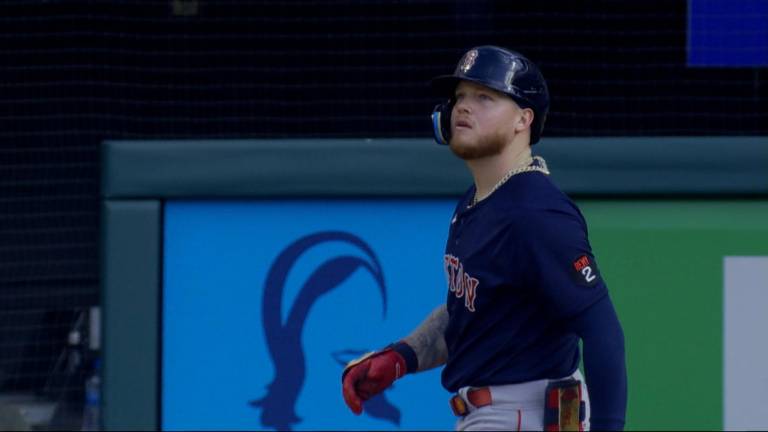 Alex Verdugo pega jonrón de tres rayas.