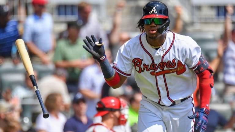 Ronald Acuña Jr. es el alma ofensiva de los Bravos de Atlanta.
