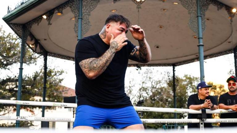 Andy Ruiz dice que saldrá con la victoria.
