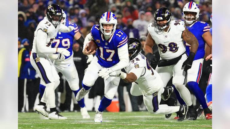 Josh Allen y los Bills se medirán a Chiefs el próximo domingo por el pase al Super Bowl.