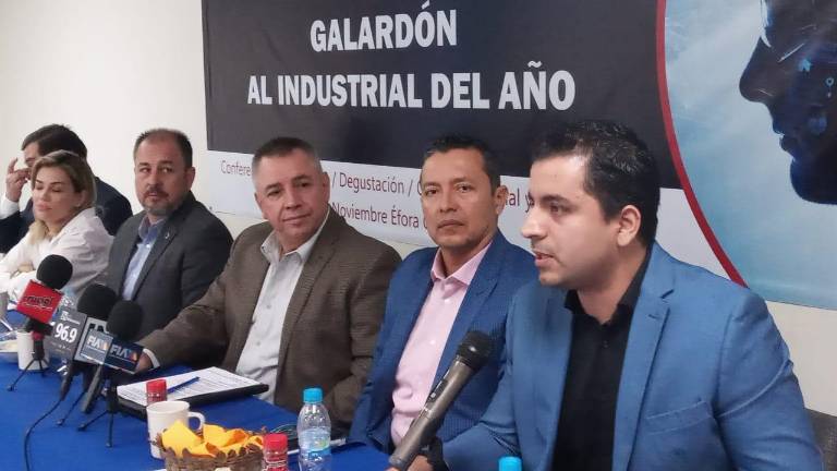 Conferencia de prensa de Canacintra Culiacán.