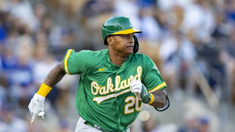 Christian Pache no pudo establecerse con los Atléticos de Oakland.