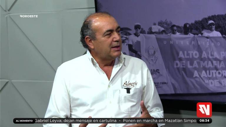Alejandro Gastélum Bon Bustamante habla del programa de vuelos para estimular lluvias en Sinaloa.