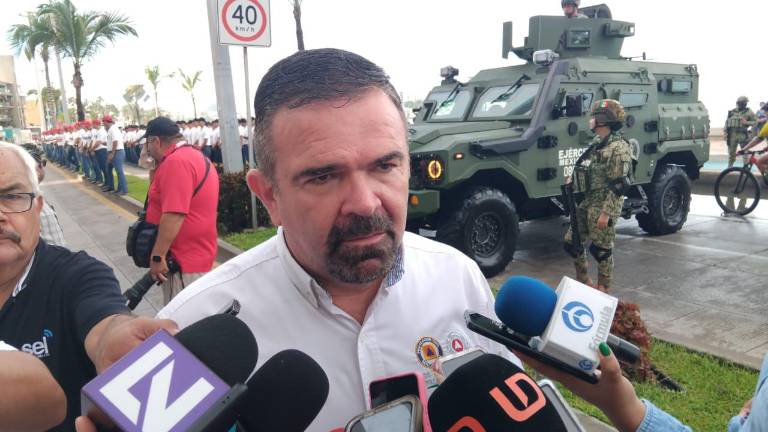 Óscar Osuna Tirado, coordinador de Protección Civil en Mazatlán.