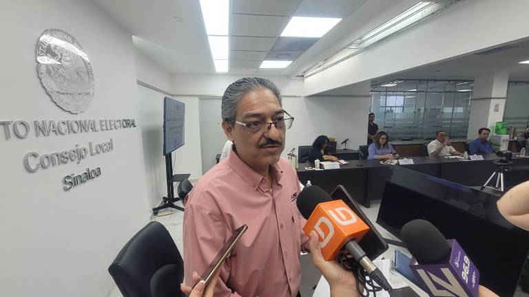 Jorge Luis Ruelas Miranda, vocal ejecutivo del Instituto Nacional Electoral en Sinaloa.