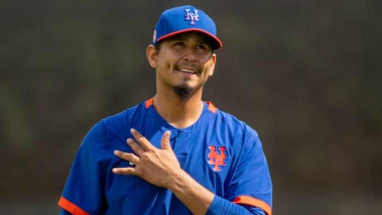Carlos Carrasco, pelotero de Mets de Nueva York.