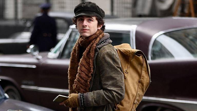 La biopic de Bob Dylan está protagonizada por el actor Timothée Chalamet.