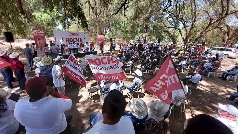Evento de Rubén Rocha Moya, candidato a Gobernador de Sinaloa.