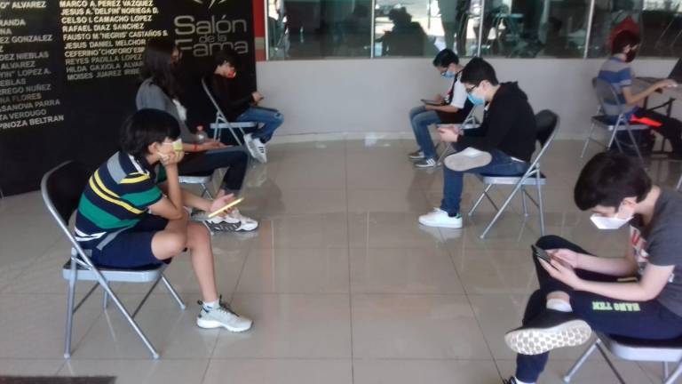 Alrededor de 15 niños y niñas formaron parte de la eliminatoria municipal.