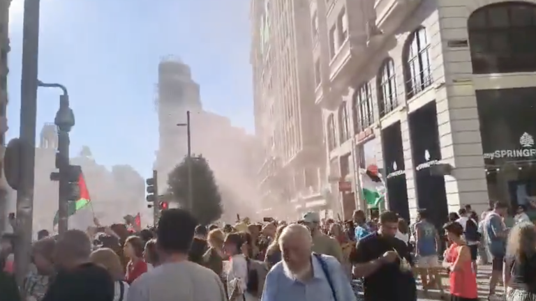 Las protestas pro Palestina obligaran a cancelar la tradicional celebración en la Cibeles de la Vuelta Ciclista España 2025.