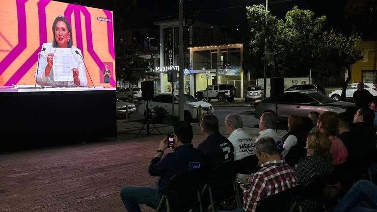 Candidatos al Senado aseguraron el triunfo de su representante Xóchitl Gálvez durante el primer debate presidencial.