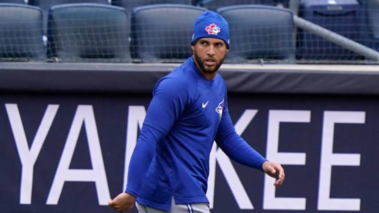 George Springer avanza en su recuperación.