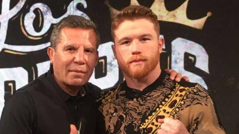 Julio César Chávez y Saúl “Canelo” Álvarez.