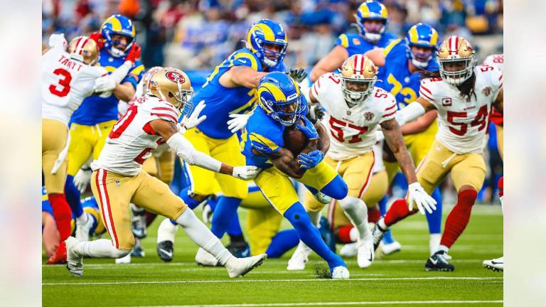 Los Rams de Los Ángeles vienen de atrás para ganar el encuentro.