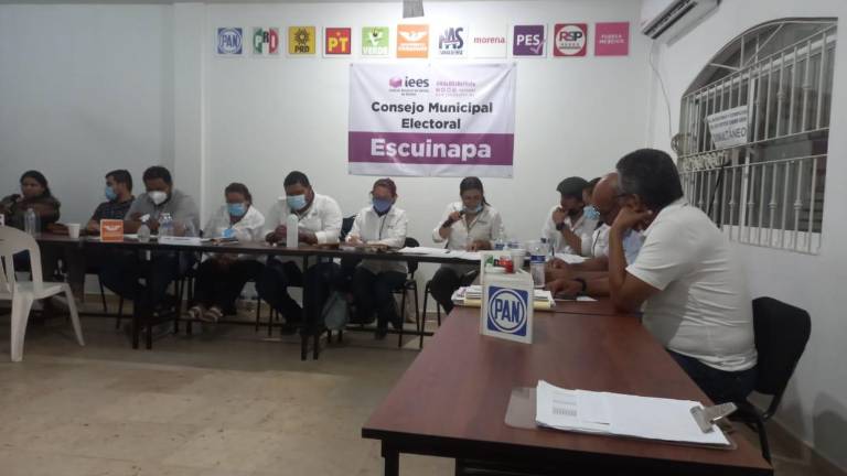 Sesión del Consejo Municipal Electoral.