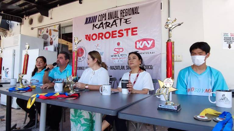 El organizador Jesús Moreno Salas explica los detalles del magno evento de karate do.