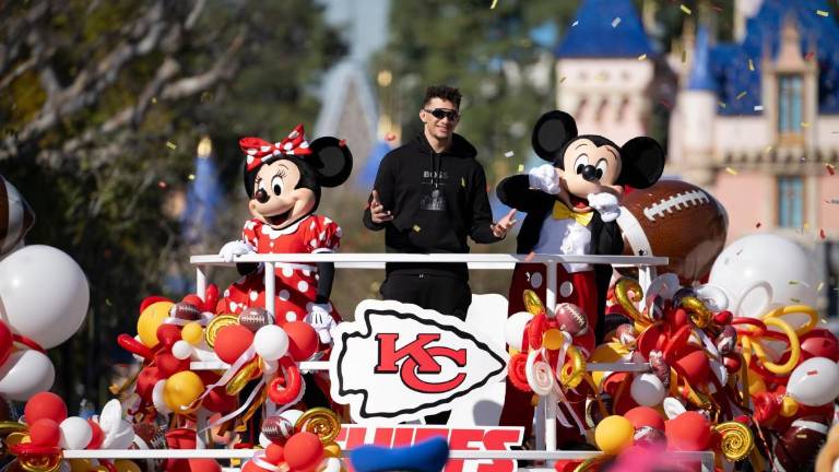 Patrick Mahomes volvió a Disney World por segundo año consecutivo.