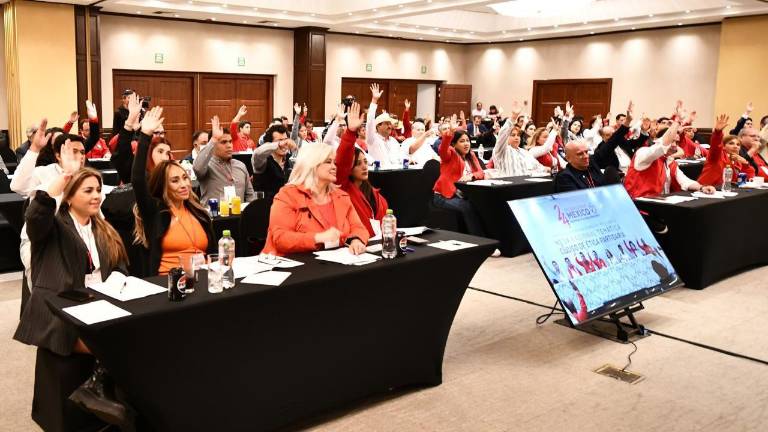 Una de las mesas temáticas donde el PRI Nacional ha trabajado rumbo a la próxima asamblea nacional.