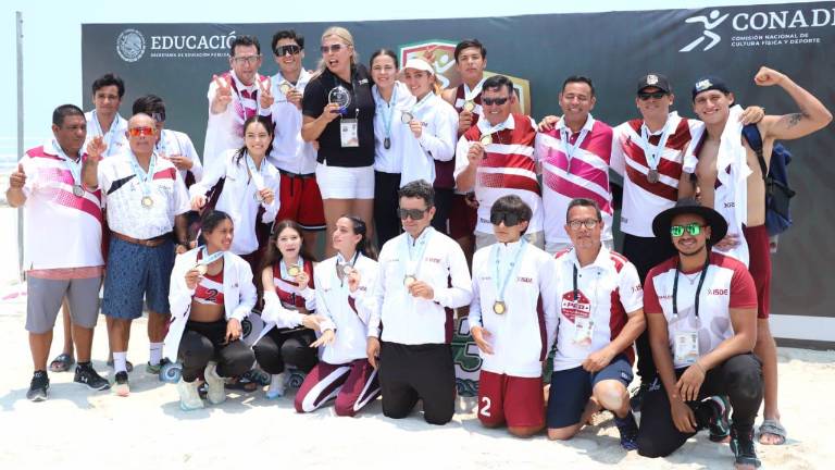 Todos los equipos sinaloenses lograron medallas.