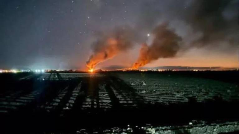Incendio de vehículos en un bloqueo registrado en octubre en Angostura.